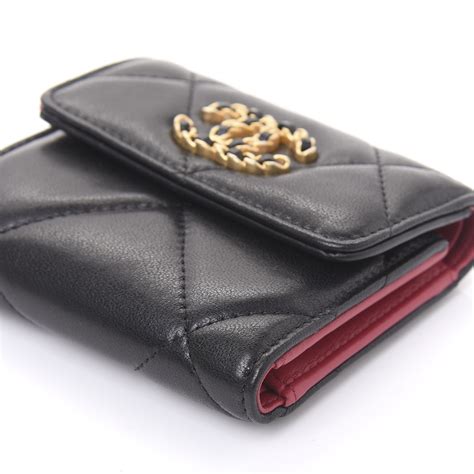 small flap wallet chanel|authentic chanel lambskin wallet.